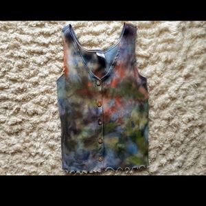Tie Dye Crop Tank Top